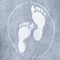 Two Bare Feet Towelling Changing Robe - Grey Extra Image 3 Preview